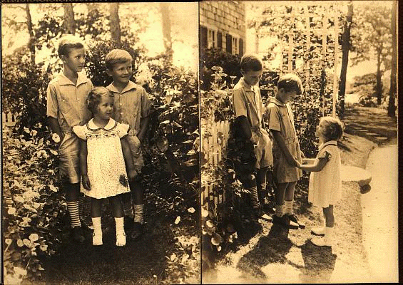 Ted, Lea and Claudia at Cape Cod, c. 1934