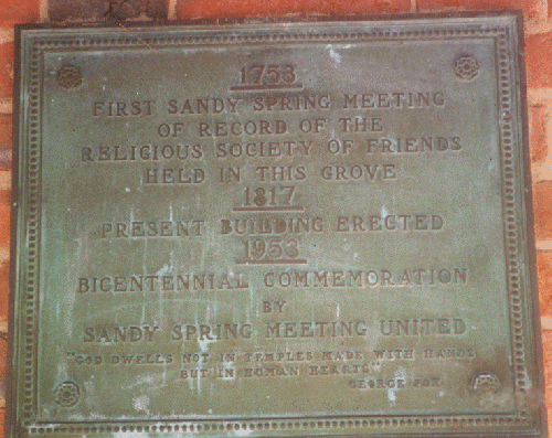 Sandy Spring Meeting House